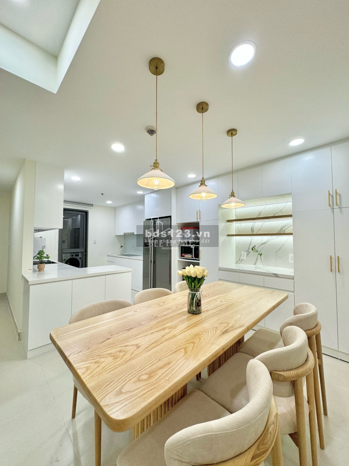 Nhà cực đẹp và sang! Cho thuê Masteri Thảo Điền 3pn full NT 103M2 37 triệu BP