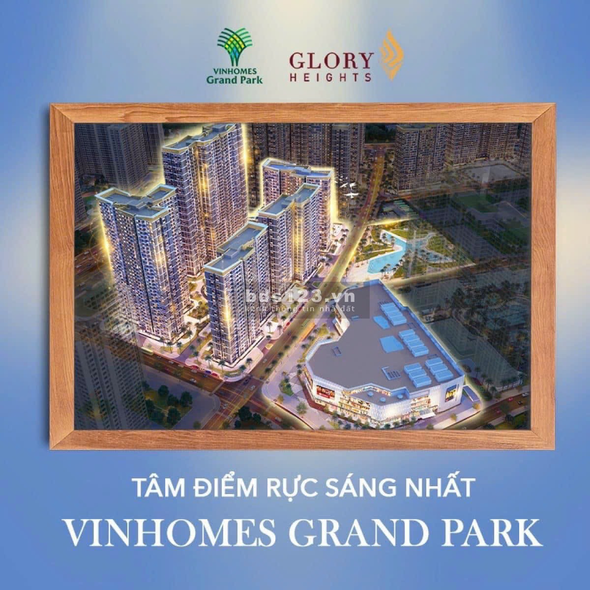 Bán căn hộ Glory Heights cạnh Vincom lớn nhất miền nam chỉ 4,7 tỷ