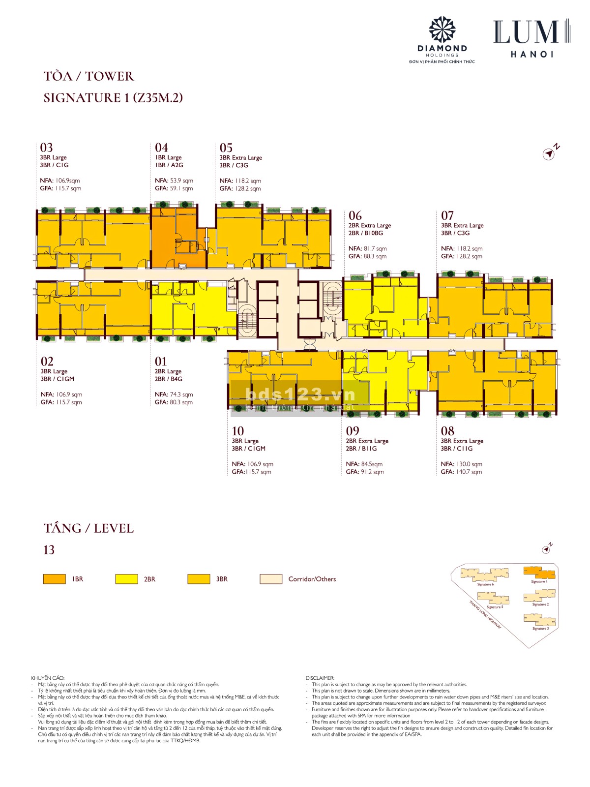 Đặt chỗ ngay - Căn góc đẹp 1PN - 4PN để ở tại Lumi Hà Nội - CĐT Capitaland - Tặng ngay 100 triệu