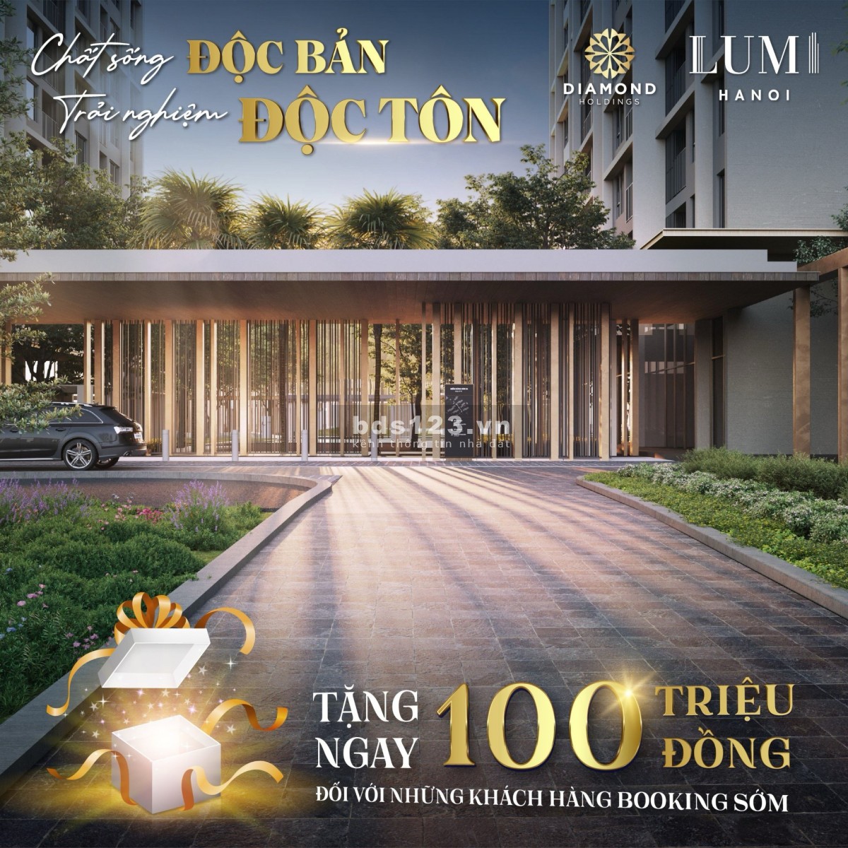 Đặt chỗ ngay - Căn góc đẹp 1PN - 4PN để ở tại Lumi Hà Nội - CĐT Capitaland - Tặng ngay 100 triệu