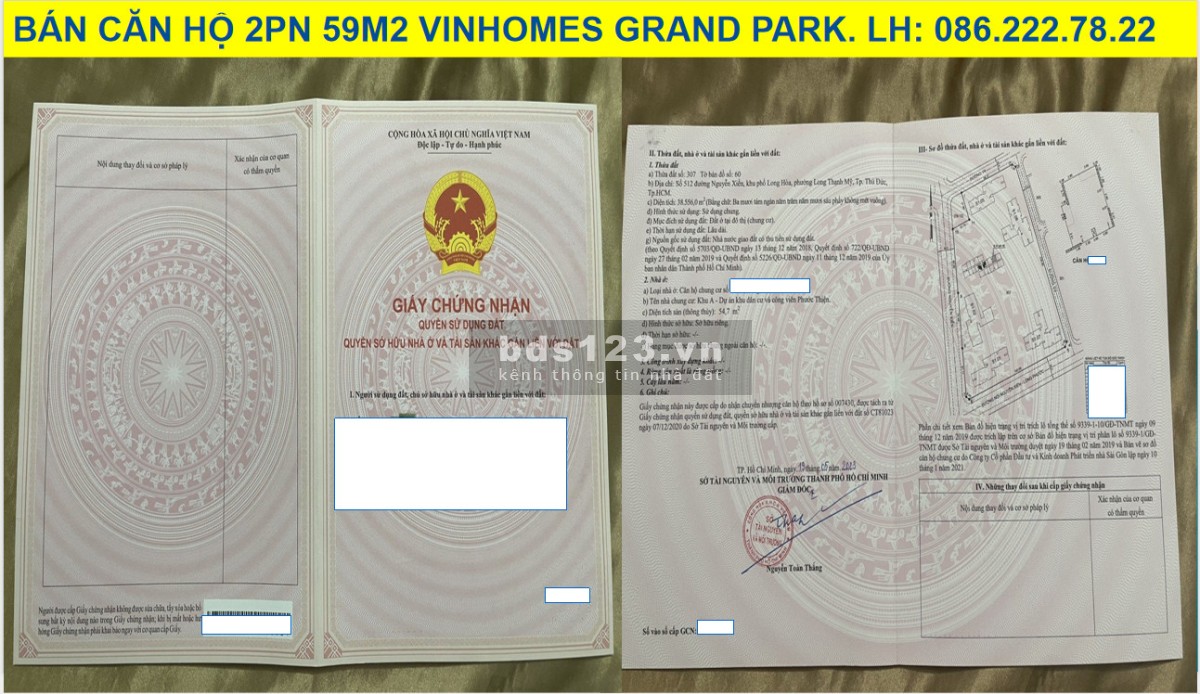 Bán Vinhomes Grand Park studio 30m2. Nhận nhà ở ngay, giá rẻ, giỏ hàng 100 căn LH: 0888816718 zalo