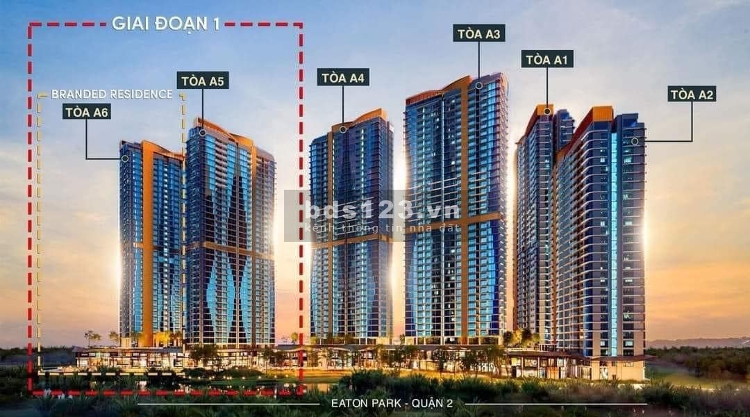 Bán căn hộ Eaton Park Quận 2 đợt 1 với giá nhận booking chỉ từ 100 triệu