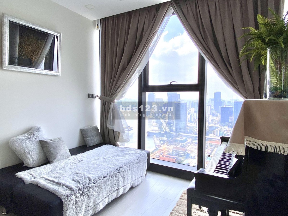 Căn hộ Vinhomes Golden River Bason 2 phòng ngủ đầy đủ nội thất - 26 tr/tháng, 78m2 view Bitexco