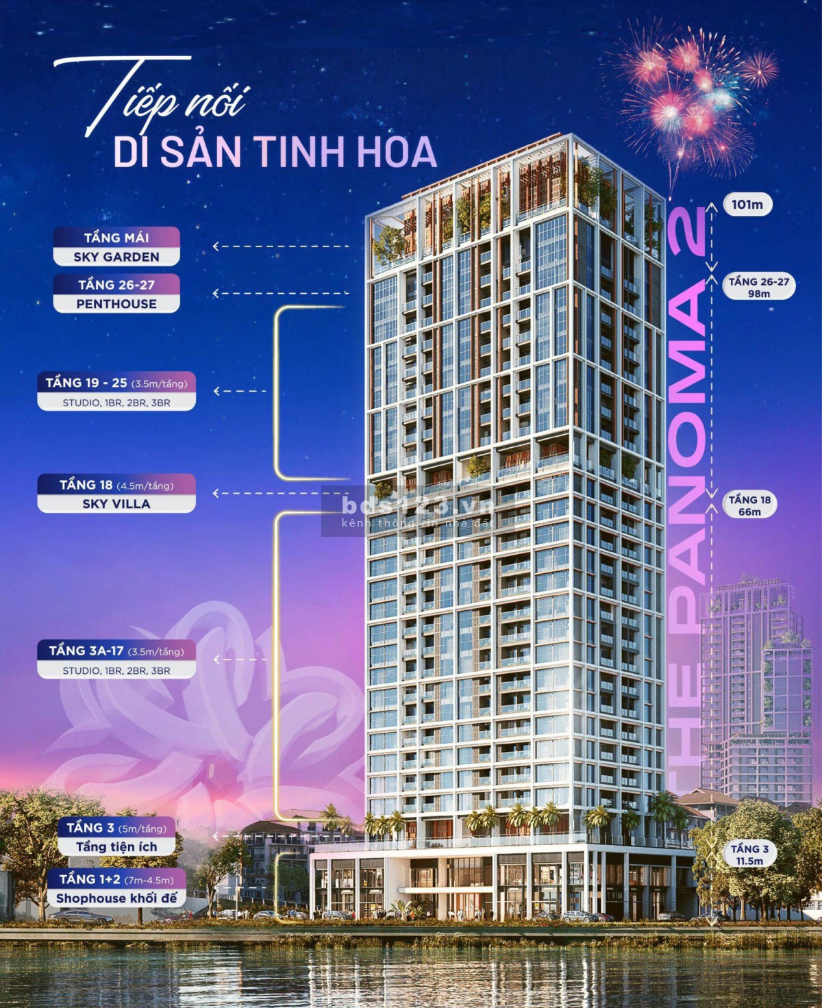 790 triệu - CK 19,5% - Hỗ trợ vay 70% - Mở bán giai đoạn 1 dự án căn hộ Sun Cosmo Đà Nẵng