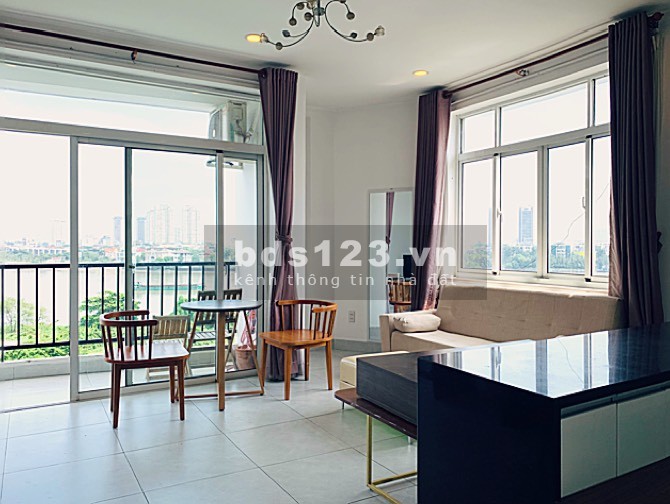 Cho thuê căn hộ cao cấp 1PN Tách bếp, mặt tiền Ung Văn Khiêm, view sông