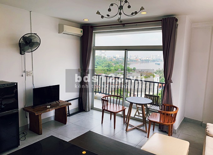 Cho thuê căn hộ cao cấp 1PN Tách bếp, mặt tiền Ung Văn Khiêm, view sông