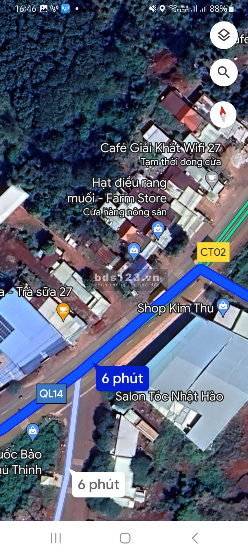Bán nhà mặt tiền tại QL14, Xã Nghĩa Bình, Huyện Bù Đăng, Bình Phước giá 2 tỷ 2