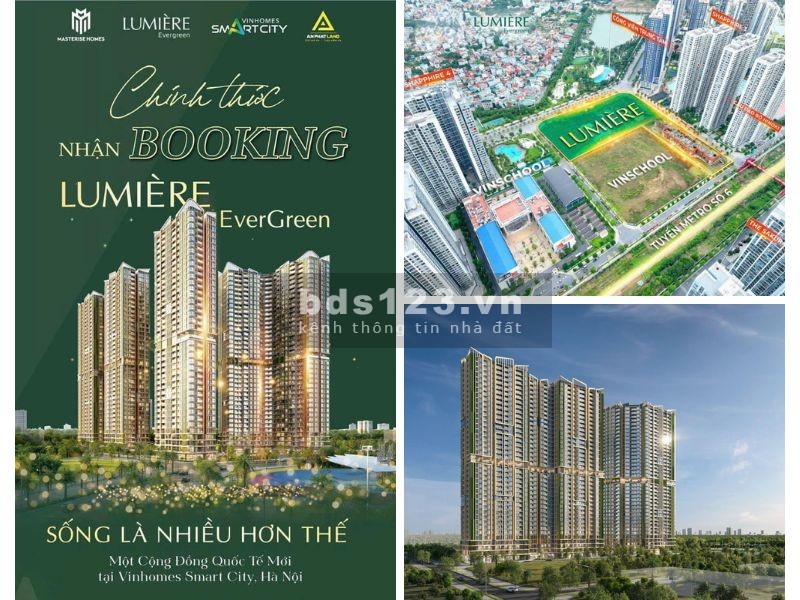 Mở booking bán chung cư Lumiere Evergreen Masterise giá tốt chỉ từ 6x triệu/m2