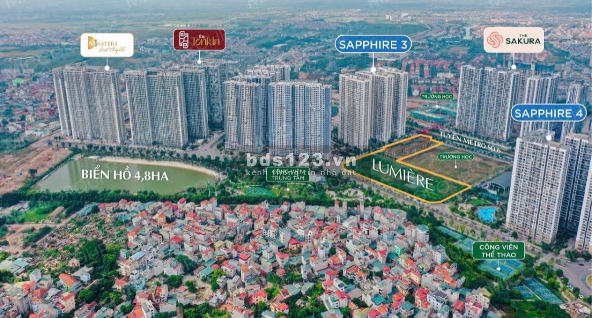 Bán chung cư 2pn Lumiere Evergreen giá 2,6x tỷ, x tiểu học, sđt 028.39.159xxx