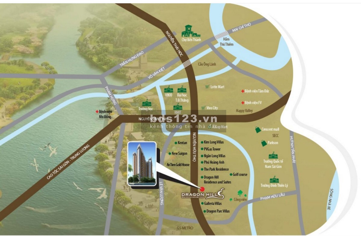 Bán căn hộ Essensia Nam Sài Gòn 2PN diện tích 72m2 ngay mặt tiền Nguyễn Hữu Thọ Phú Mỹ Hưng