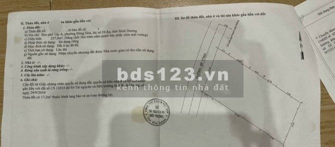 Bán nhà trọ đường Đông Minh, Dĩ An diện tích 12x24 mức giá ưu đãi 6.6 tỷ đồng