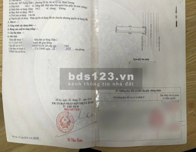 Bán nhà kèm 5 phòng trọ phía sau tại KDC Sóng Thần, Dĩ An, 144,3m2 giá 4,8 tỷ