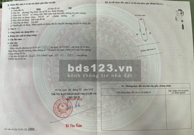 Bán cặp dãy trọ đường N16 DT 204m2 tại KDC Biconsi Dĩ An giá chỉ từ 32 triệu/m