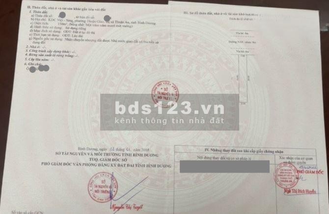 Bán dãy trọ 300m2, full thổ cư, hướng Bắc, đường NA9 KDC Việt Sing giá 7.x tỷ