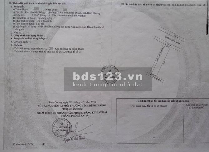 Bán nhà trọ 150m2, tại KDC Sóng Thần Bình Dương, full thổ cư giá chỉ 41 triệu/m2