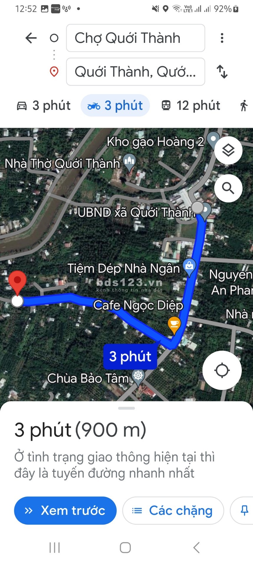 Bán gấp lô đất ở 1300m2. Xã Quới Thành, huyện Châu Thành, tỉnh Bến Tre.