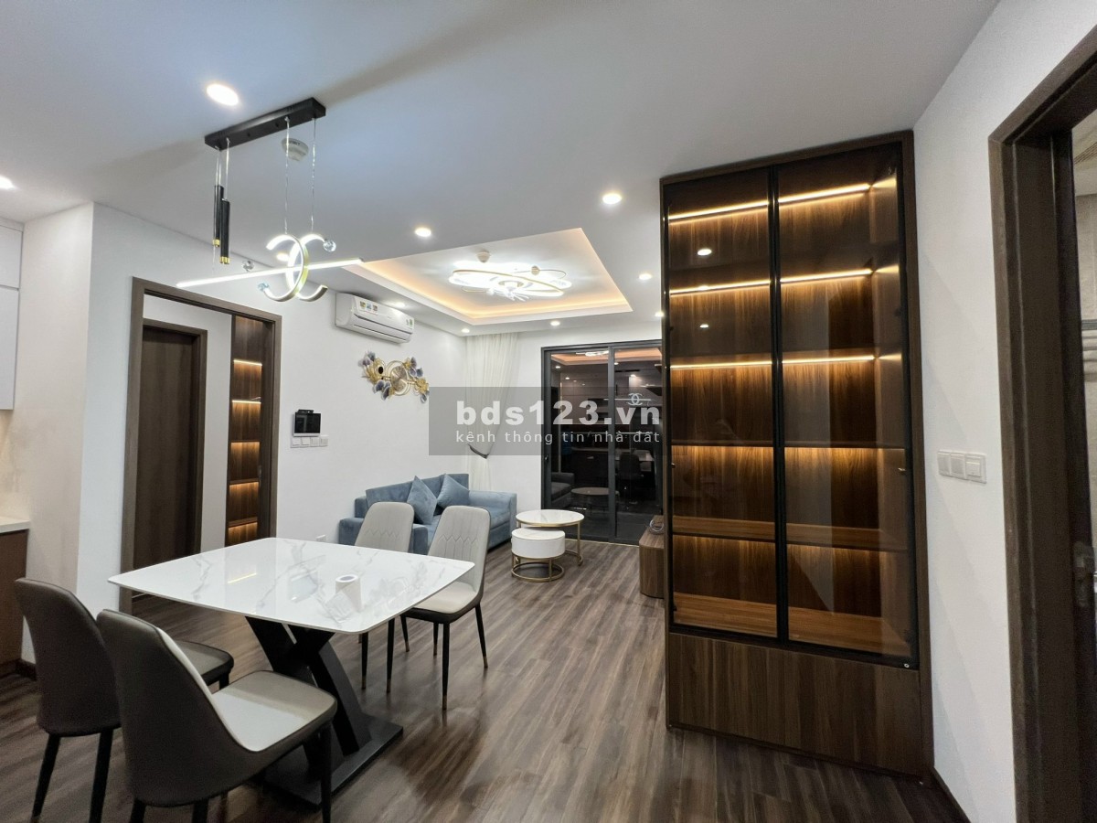 Cho thuê căn 2 ngủ, 2 vệ sinh full đồ đẹp Hoàng Huy Commerce đã xong nội thất, chỉ việc vào ở