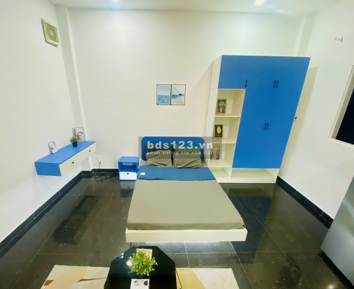 Căn hộ studio rộng rãi thoáng mát, thiết kế dễ thương hiện đại