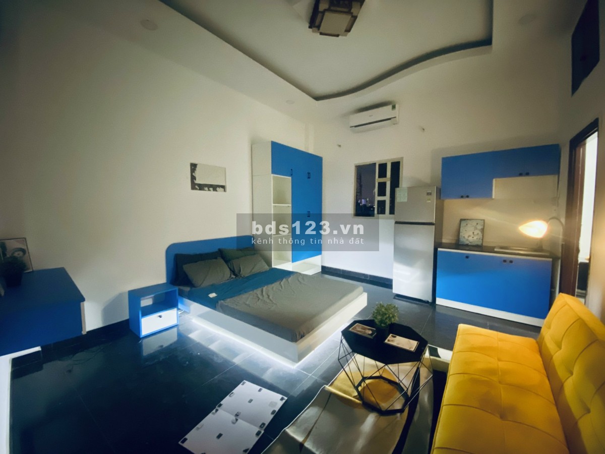 Căn hộ studio rộng rãi thoáng mát, thiết kế dễ thương hiện đại