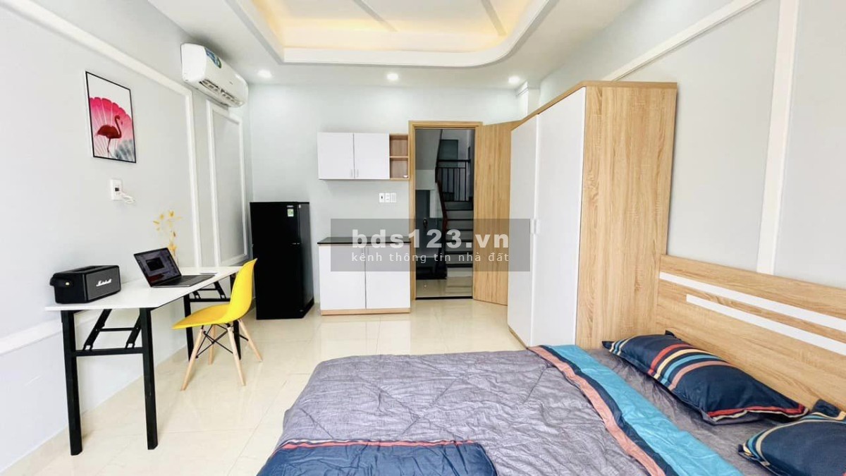 Cho thuê phòng trọ Bình Thạnh 25m2, bancol, cửa sổ lớn, full nội thất giá chỉ từ 4 triệu/tháng