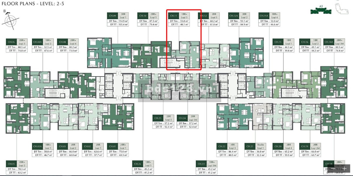 Bán căn hộ hàng hiệu 2N1WC 53m thông minh Lumiere Evergreen tại Smart City giá 3.2 Tỷ