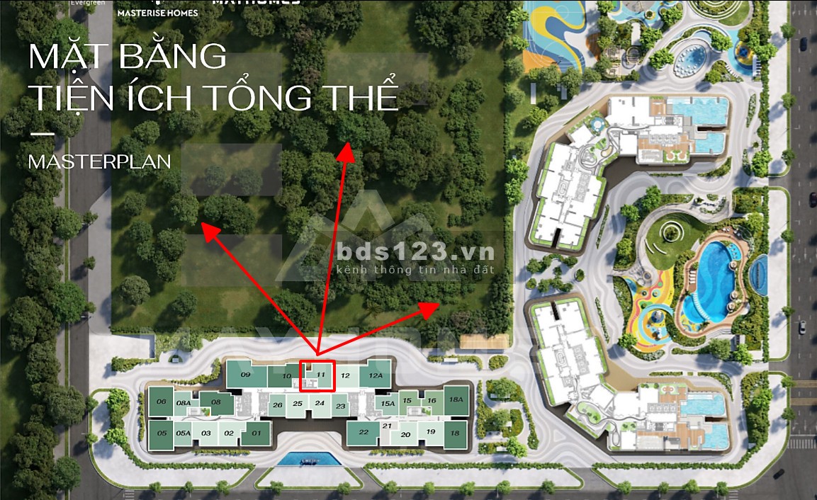 Bán căn hộ hàng hiệu 2N1WC 53m thông minh Lumiere Evergreen tại Smart City giá 3.2 Tỷ