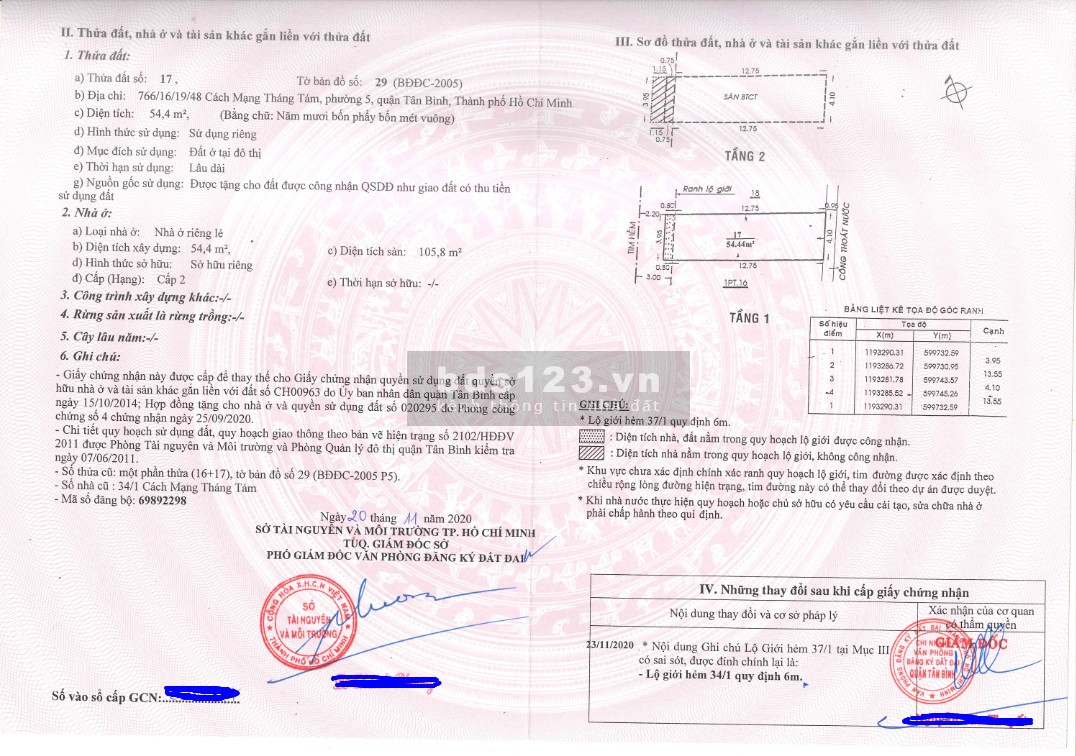 Cho thuê nhà nguyên căn 16 triệu 54m2 hẻm xe hơi 766 CMT8 Tân Bình