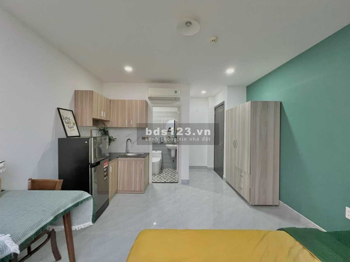 Cho thuê căn studio ban công rộng, view đẹp, cửa khóa vân tay tại Phan Văn Trị, LH 03563922xx