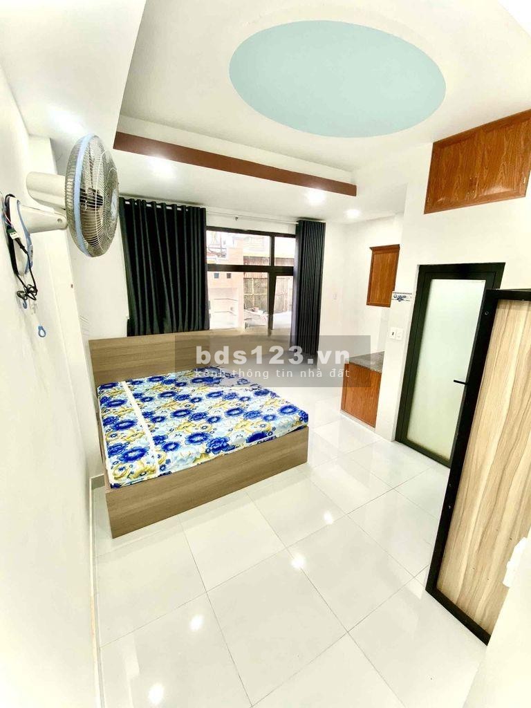 Cho thuê căn studio 26m2, full nội thất, giường to, không gian thoáng mát tại Bình Quới