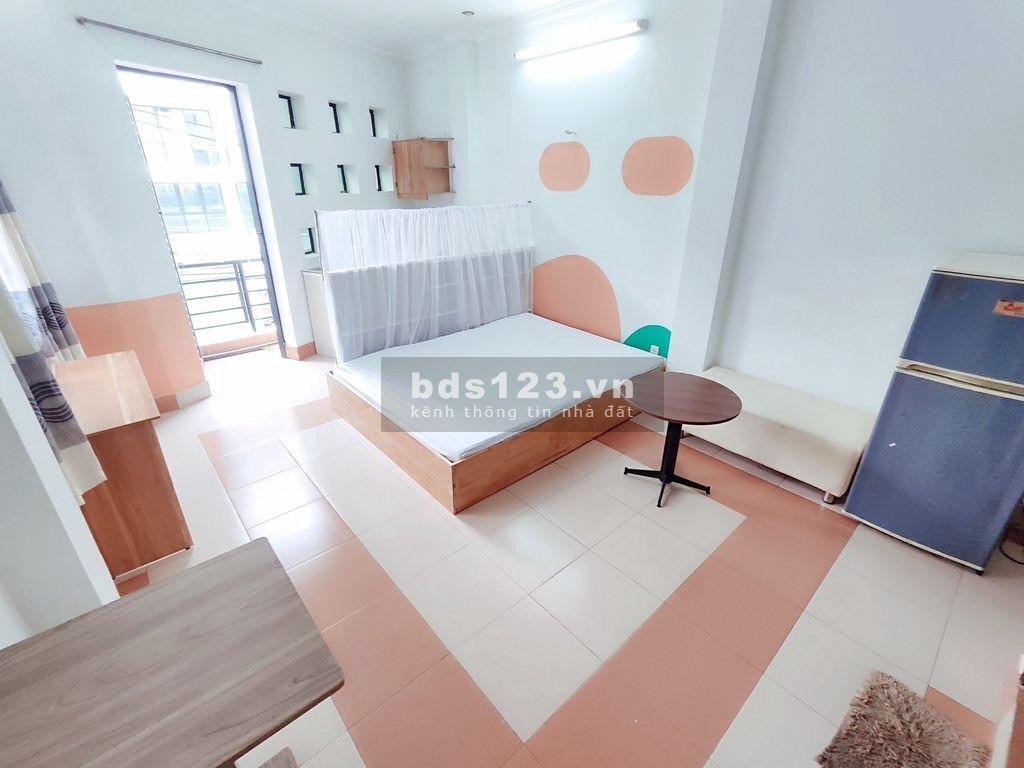 Cho thuê CHDV 25m2, full nội thất, sạch sẽ, mặt tiền Lê Quang Định, giá 5.8 triệu/tháng