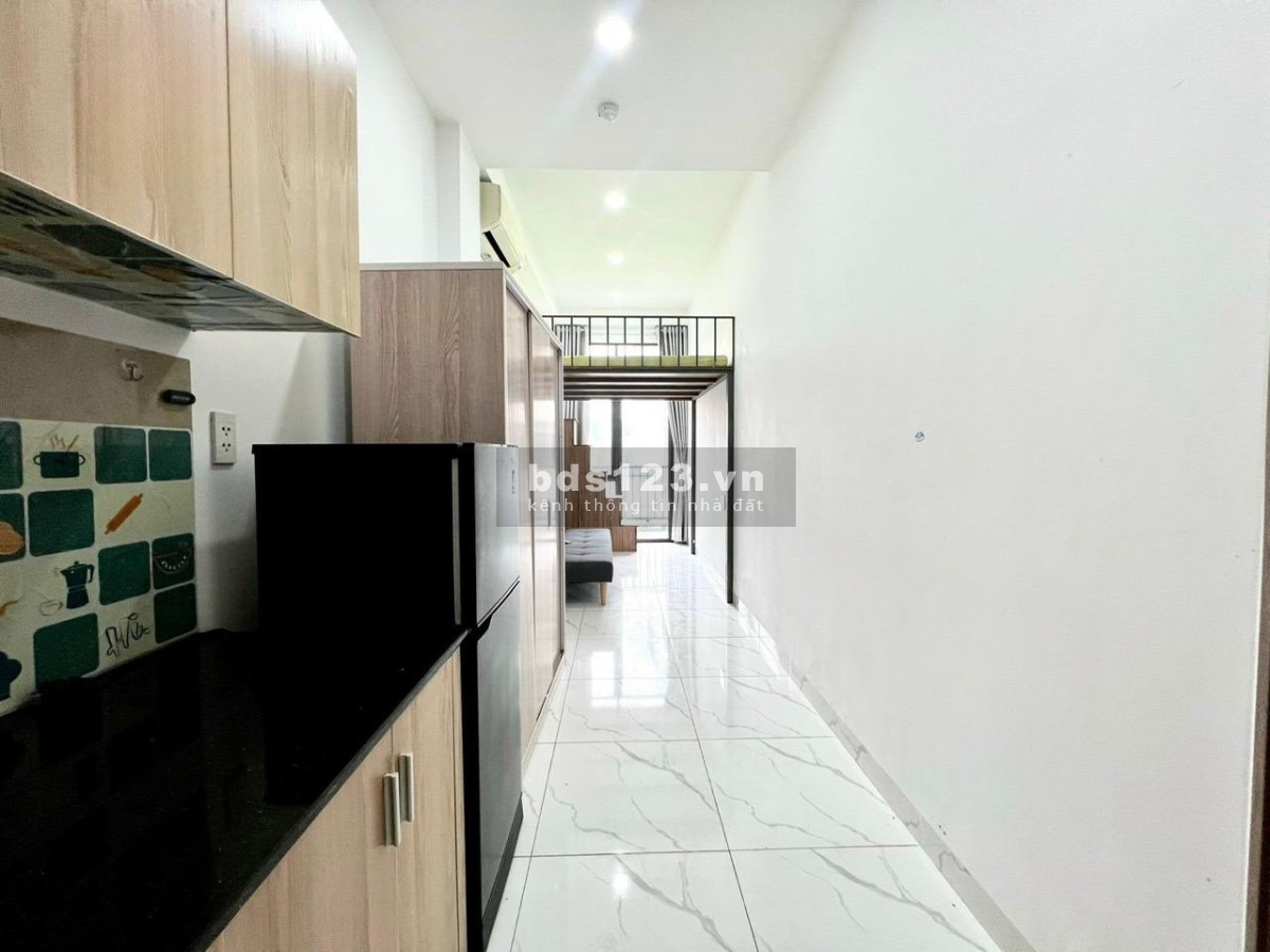 Cho thuê CHDV hẻm 47 Bùi Đình Túy, full nội thất, ban công thoáng, ưu đãi giảm ngay 1tr8