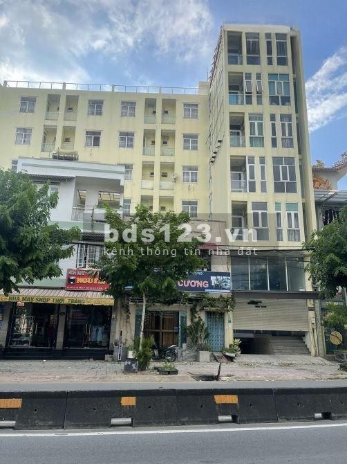 Bán nhà trọ TPHCM DT 305m2, cao 7 tầng, nở hậu 25m, mặt tiền Lê Thị Riêng