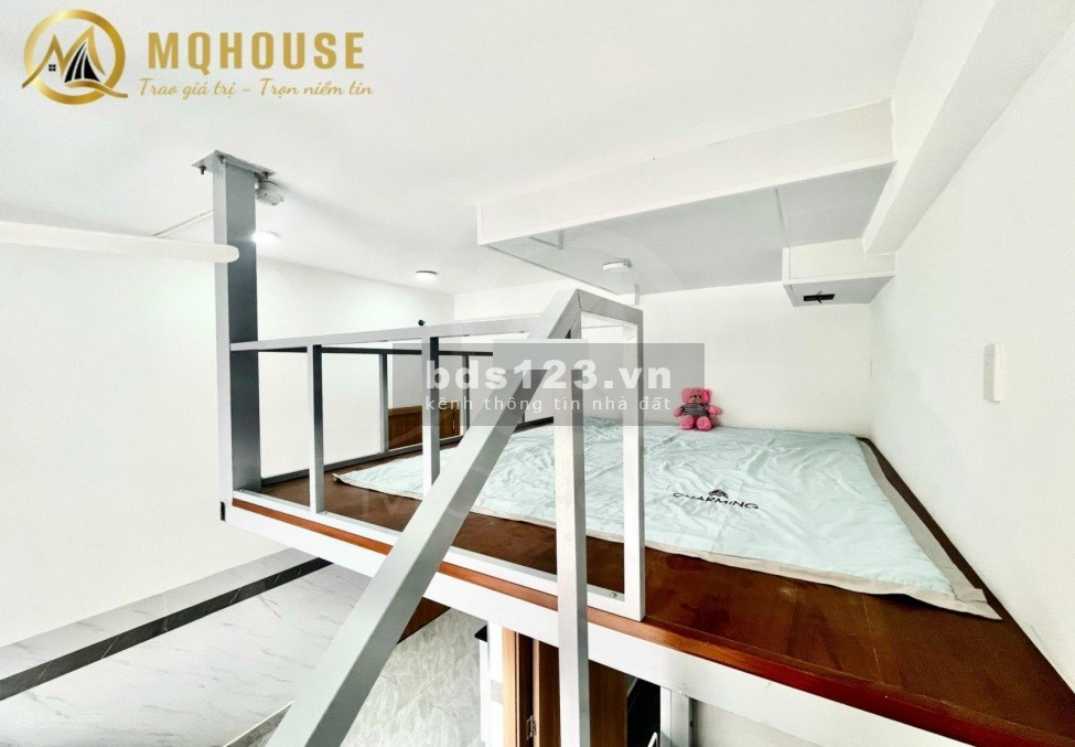 Phòng CHDV Nguyễn Văn Lượng, Gò Vấp đầy đủ nội thất, 35m2 rộng rãi, có gác, ban công thoáng