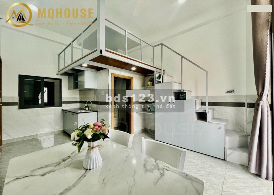 Phòng CHDV Nguyễn Văn Lượng, Gò Vấp đầy đủ nội thất, 35m2 rộng rãi, có gác, ban công thoáng