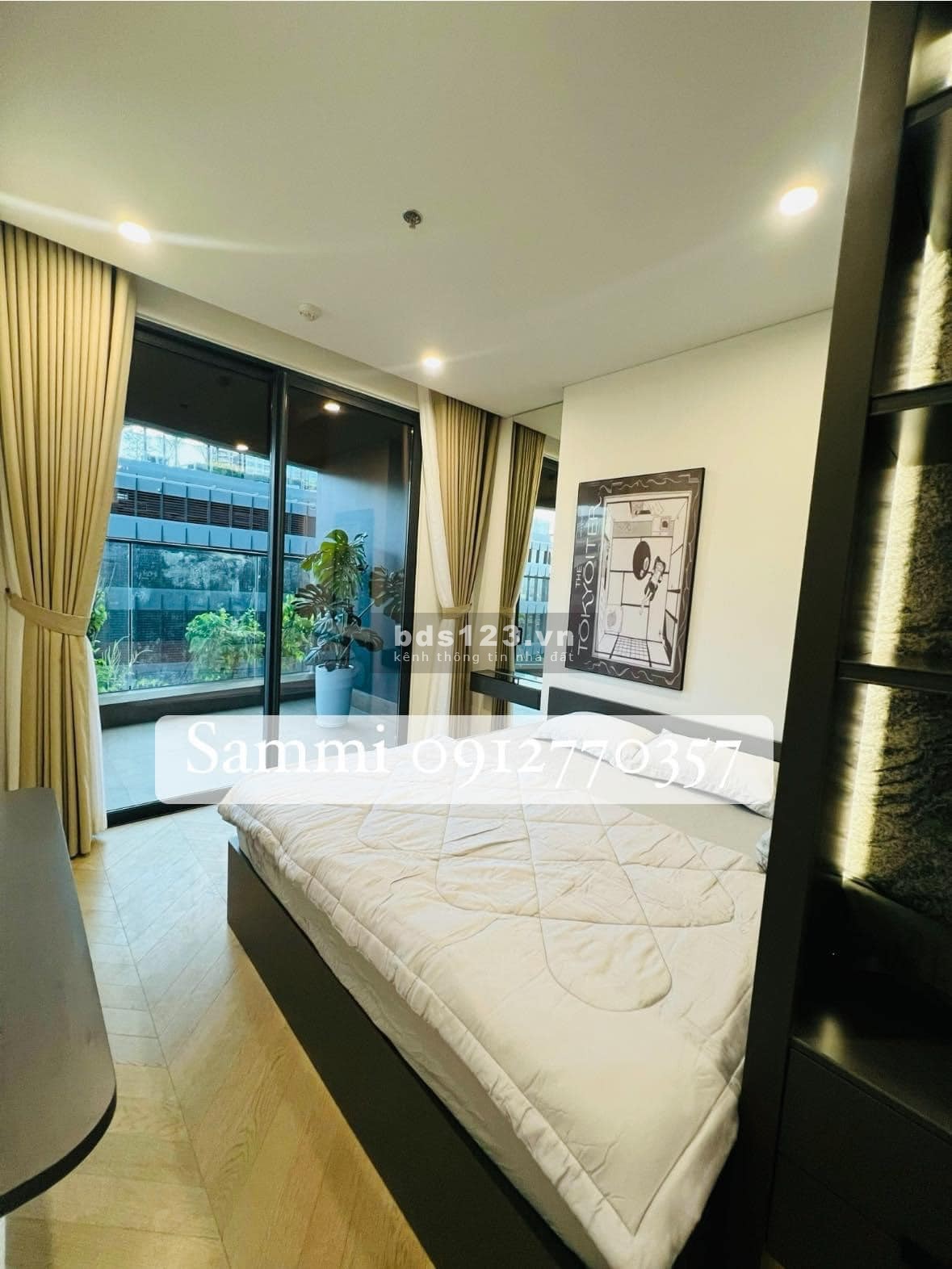 Bán nhanh căn hộ 2PN, DT 76m2, 11m2 sân vườn, sổ đỏ chính chủ tại Lumiere Riverside