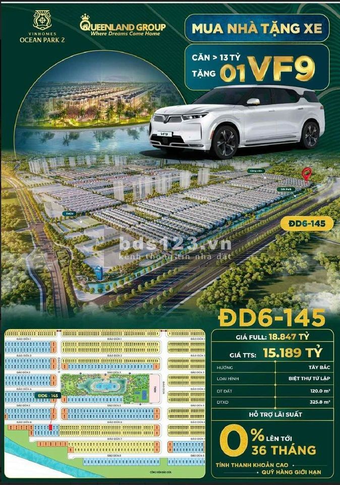 Siêu phẩm biệt thự tứ lập đảo dừa an ninh 24/7 Vin2