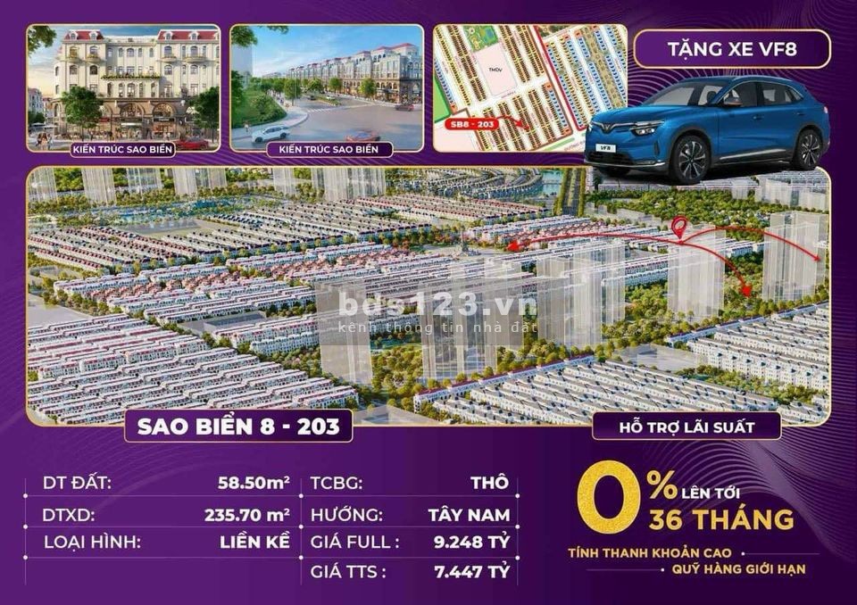Chỉ còn 1 căn Shophouse 58,5m là hết sạch chính sách tặng xe, chốt nhanh k hết ạ