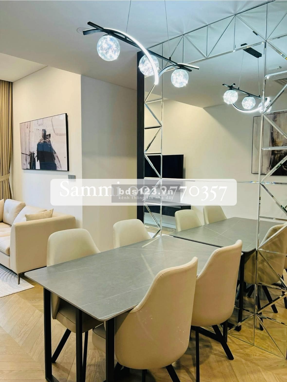 Bán nhanh căn hộ 2PN, DT 76m2, 11m2 sân vườn, sổ đỏ chính chủ tại Lumiere Riverside