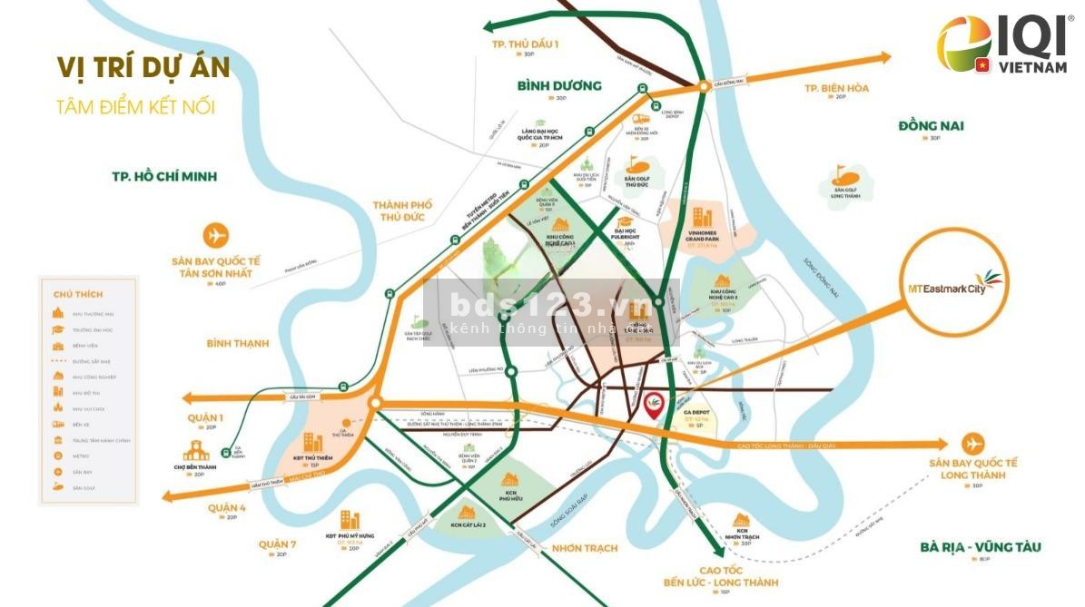 Bán căn hộ 3PN Mt Eastmark City Quận 9, DT 95.7m2, tầng 16, view nội khu, giá 44 triệu/m2