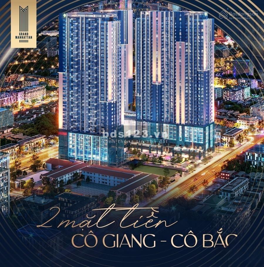 Bán căn hộ The Grand Manhattan với 5 suất cuối, chiết khấu 50%, tặng chỗ ô tô, LH 0973610214