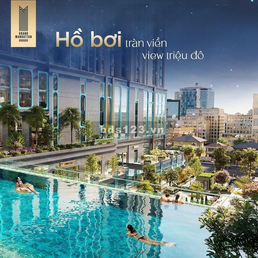 Bán căn hộ The Grand Manhattan với 5 suất cuối, chiết khấu 50%, tặng chỗ ô tô, LH 0973610214