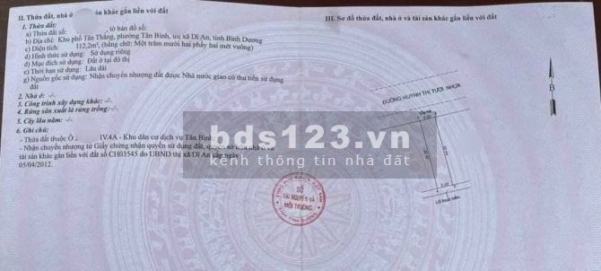 Bán nhà trọ Bình Dương, MT đường Huỳnh Thị Tươi, DT 122m2, vỉa hè cây xanh, giá chỉ 3.15 tỷ