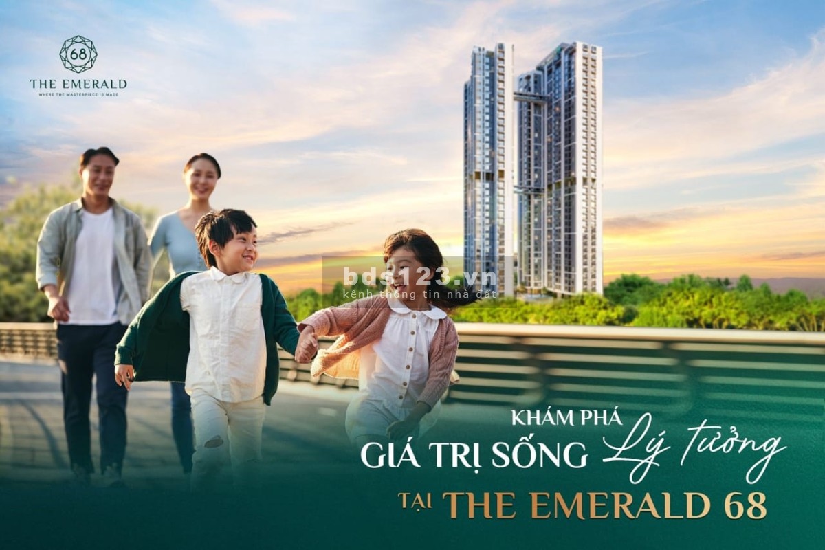 Bán căn hộ The Emerald 68, nhận booking giá tốt, thanh toán nhàn hạ 3 năm, LH 09494848xx