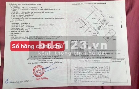 Bán nhà 44m2 sạch mới đẹp gần cầu Hai Cứng, An Phú Đông Q12