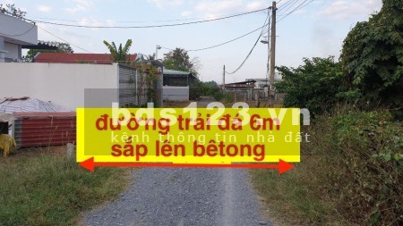 Bán lô đất ngay thị Trấn Củ Chi 159m có hơn 100m thổ cư ngang 6x26 giá chỉ 1 tỷ xxx