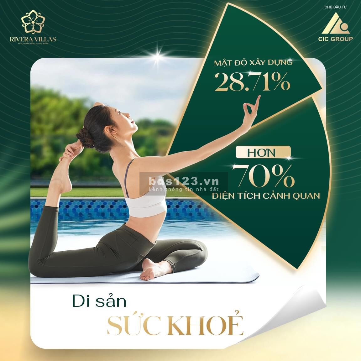 Biệt Thự Ven Sông Đảo Ngọc, CK 12%, NH vay 70%, Cam kết thu hồi lợi nhuận 16%, Vị trí 3 mặt sông PQ