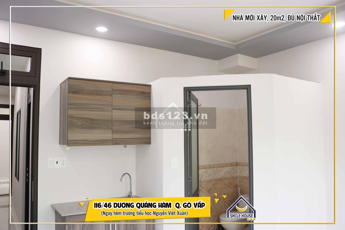 Cho thuê phòng có cửa sổ bancon đẹp 116/46 Dương Quảng Hàm p5 Gò Vấp