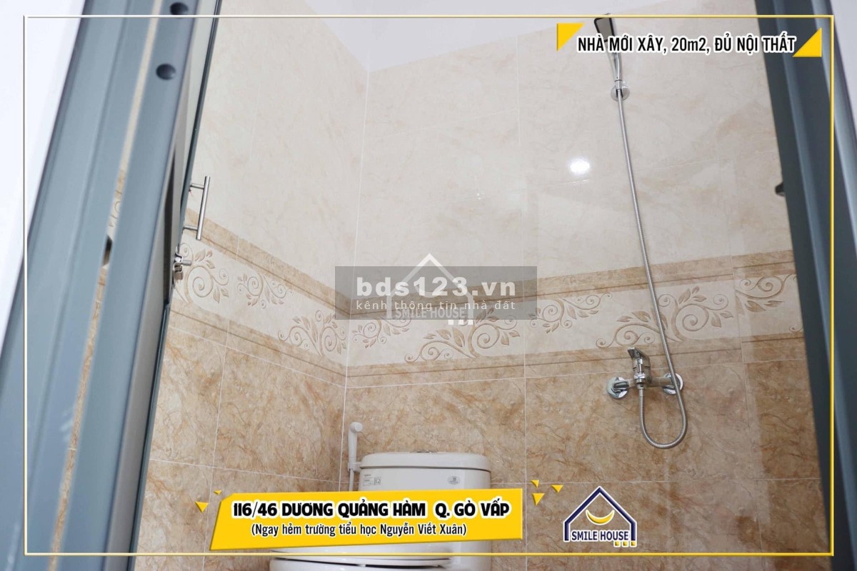 Cho thuê phòng có cửa sổ bancon đẹp 116/46 Dương Quảng Hàm p5 Gò Vấp