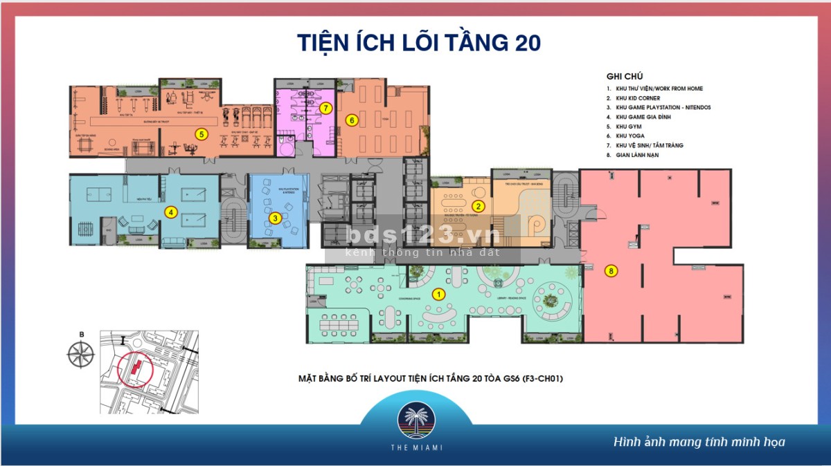 Bán căn 2PN 68m tòa GS6 hướng ĐN view bể bơi, thác nước Vinhomes Smart City chỉ 50 triệu/m2