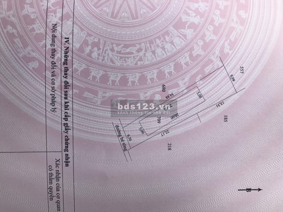 Bán 271m2 đất nền đường tỉnh ĐT873B xã Tân Trung Tp Gò Công Tiền Giang, nở hậu đẹp, sổ riêng 700tr